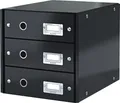 Produktbild: LEITZ Organizer Schubladenbox 3 Fächer Karton schwarz (3 Stück)