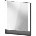 Produktbild: Duravit Qatego Spiegel, Lichtfelder seitlich, dimmbar, 600x750x65mm, QA7081049490000, Farbe: Graphit matt