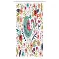 Produktbild: Volk Schmaler Duschvorhang Verziert Vogel und Blumen