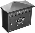 Produktbild: Burg Wächter Sylt 1883 E Stahlblech-Briefkasten, Postfach gegossen, verziert, grau (12820)