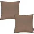 Produktbild: Magma Heimtexx Kissenhülle, Hellbraun, Textil, Uni, Quadratisch, 50x50 cm, Wohntextilien, Bezüge, Kissenbezüge