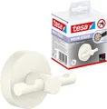 Produktbild: tesa MOON WHITE Bademantelhaken, matt weiß - für Bäder im Industrial Style und m