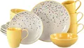 Produktbild: CreaTable, 24235, Joy Gelb-bunt, Kombiservice 16-tlg, Steinzeug