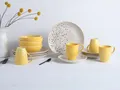 Produktbild: CreaTable 24235 Serie Joy Dots Gelb 16-tlg Geschirrset Kombiservice 4 Personen