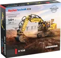 Produktbild: fischertechnik 576450 Liebherr R938 Pneumatischer Bagger – Baukasten für Kinder ab 10 Jahren, Modellbausatz für Erwachsene, gelb