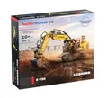 Produktbild: fischertechnik 576450 Liebherr R938 Pneumatischer Bagger – Baukasten für Kinder ab 10 Jahren, Modellbausatz für Erwachsene, gelb