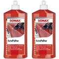 Produktbild: Sonax Autopolitur Lackversiegelung Lackpflege 2x500ml für Bunt- + Metallic-Lacke