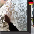 Produktbild: Zindoo Fensterfolie Selbsthaftend Dekorfolie Blickdicht Sichtschutzfolie Ohne