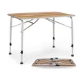 Produktbild: BERGER Livenza Campingtisch - Klapptisch Höhenverstellbar Alu Campingtisch Klappbar Camping Tisch Gartentisch Klappbar - Falttisch Esstisch Balkon Klapptisch Garten Terrasse (Hell, 100 x 68 cm)