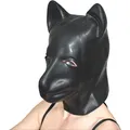 Produktbild: Honeylust PetPlay Realistische Latex Hunde Maske – Gummi Hundemaske mit Schnauze und Ohren, Reißverschluss, für Fasching, Karneval & BDSM Rollenspiele