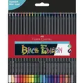 Produktbild: Faber-Castell Buntstifte Black Edition, 116424, farbig sortiert, 24 Stück