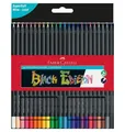 Produktbild: 1-12x FABER-CASTELL Dreikant-Buntstifte Black Edition, 24er Etui BIS 46% RABATT