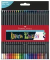 Produktbild: FABER-CASTELL Dreikant-Buntstifte Black Edition, 24er Etui