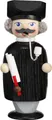 Produktbild: Räucherfigur Advokat BxHxT =6x14x7cm NEU Räuchermann Rauchfigur