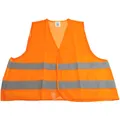 Produktbild: Warnweste Orange Signalweste EN471 Sicherheitsweste Pannenweste Unfallweste