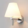 Produktbild: Wandlampe Violetta Lindby, dimmbar, chrom / silber, für Badezimmer, Metall, Modern, Wandleuchte, Wandlampe Bad 9641007