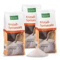 Produktbild: Sanct Bernhard Kristall-Speisesalz, unjodiert, 100 % naturrein aus der pakistanischen Salt Range, ca. 200 km südlich des Himalaya, Inhalt 3 x 1 kg