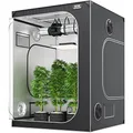 Produktbild: VEVOR Growbox 152x152x203cm Growzelt 2000D Oxford-Gewebe und Stahlrahmen Growtent 60kg Pflanzenzucht 178x130cm Türgröße Gewächszelt Pflanzenzelt Growroom Growschrank Gewächshaus