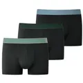 Produktbild: Schiesser Boxershorts Unterwäsche 95/5 Organic Cotton Webgummibund mehrfarbig schwarz Herren schwarz 8