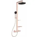 Produktbild: Ideal Standard ALU+ - Brauseset mit Thermostat, Durchmesser 26 cm, 2 Strahlarten, rosé BD583RO