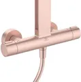 Produktbild: Ideal Standard – Ceratherm Alu+ Duschsystem mit Brausethermostat, Rosé