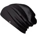 Produktbild: Enter the Complex® Leichte Beanie Mütze, Herren und Damen, Übergangsmütze, Sommer Beanie, Dünne Kopfbedeckung, Baumwolle (Jersey), S/M, Schwarz