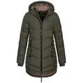 Produktbild: SUBLEVEL Steppjacke Damen Winter Jacke Mantel Parka Steppjacke Steppmantel Wintermantel grün XL (42)