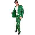 Produktbild: Widmann S.r.l. Kostüm Designer Anzug 'Weihnachtsmann' 2-tlg. UV, Grün - grün M