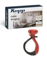 Produktbild: Kopp CABLE WRAPTOR S - Innendurchmesser 31-43 mm & Tragkraft bis 40 kg - Mit lösbarem Verschluss & Beschriftungsfläche - UV-stabil & halogenfrei - Kabel, Leitungen & Schläuche bündeln