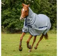 Produktbild: Bucas Pferde-Fliegendecke Bucas Buzz-Off Full Neck - silver/blue