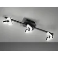 Produktbild: Fischer & Honsel Ray LED Deckenleuchte 3-fach 12,6W warmweiss sandschwarz 21402