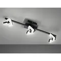 Produktbild: Led Deckenstrahler Ray Schwarz 3-flammig, Breite 60cm