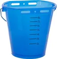 Produktbild: Kerbl Tränkeeimer blau transparent ohne Zubehör, mit Skala 14269