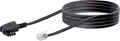Produktbild: Schwaiger Telefon Anschlusskabel TAL6236 533 TAE (N) RJ11 schwarz, 6,0m, 1x TAE