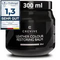 Produktbild: CREVIVE Leder Reparatur Set Schwarz 300 ml - Lederpflege Auto - Lederreparatur Sofa - Autositz Reparatur