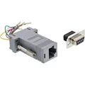 Produktbild: 1 x InLine Adapter 9pol Sub D Buchse an RJ45 Buchse programmierbar grau