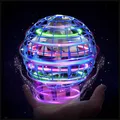 Produktbild: Fliegender Ball Spielzeug Blau mit LED-Beleuchtung, Hover Toy für Kinder 6-12