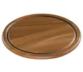 Produktbild: Käse und Steakplatte aus Akazienholz in der Farbe Braun, Maße 25cm x 25cm x 1...