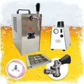 Produktbild: Komplett Set - Zapfanlage Jet 30 Bierkoffer, Bierzapfanlage, Durchlaufkühler 1-leitig Trockenkühler, Bis Zu 35 Liter/h, Zapfkopf:nc Adapter