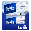 Produktbild: Tempo XXL Light Box Taschentücher - Megapack - 8 Boxen, 140 Tücher pro Box - weiche Papiertaschentücher, waschmaschinenfest
