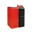 Produktbild: ThermoFlux Pelletkessel | Pelling 25 ECO | 25kW | 230kg Behälter links