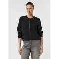 Produktbild: comma Funktionsjacke Indoor-Jacke Fließender Blouson mit Eingrifftaschen schwarz 42 EU