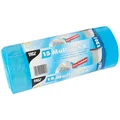 Produktbild: PAPSTAR Müllsäcke LDPE, mit Zugband, 120 Liter, blau 15 Stück