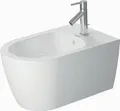 Produktbild: Duravit Wand-Bidet ME by Starck mit Überlauf, mit Hahnlochbank, 370 x 570 mm, 1 Hahnloch weiß
