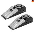 Produktbild: Türstopper mit Alarm 120 dB 2 Stück 14 cm Türsicherung Reise Einbruchschutz Set