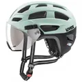 Produktbild: Uvex Finale Visor City Trekking Fahrrad Helm matt grün 2026 52-57cm Unisex