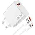 Produktbild: Xiaomi 120 Watt Hyper Charger Combo weiß, Ausgangsleistung bis 120 Watt