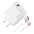 Produktbild: Xiaomi Lade-/Netzteil für Mobiltelefone BHR9462EU 120 Watt Hyper Charger Combo (