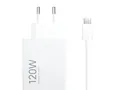 Produktbild: Xiaomi 120W HyperCharge Wandladegeraet Netzteil USB A auf USB C Ladekabel Weiss
