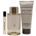 Produktbild: Montblanc Explorer Platinum Geschenkset EDP100ml+EDP7.5ml+100ml Duschgel OVP NEU